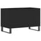 vidaXL Record Cabinet Black 74.5x38x48 cm Engineered Wood