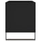 vidaXL Record Cabinet Black 74.5x38x48 cm Engineered Wood