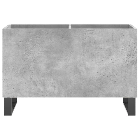 vidaXL Record Cabinet Concrete Grey 74.5x38x48 cm Engineered Wood