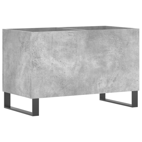 vidaXL Record Cabinet Concrete Grey 74.5x38x48 cm Engineered Wood