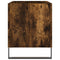 vidaXL Record Cabinet Smoked Oak 74.5x38x48 cm Engineered Wood