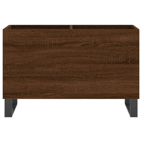 vidaXL Record Cabinet Brown Oak 74.5x38x48 cm Engineered Wood