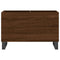 vidaXL Record Cabinet Brown Oak 74.5x38x48 cm Engineered Wood