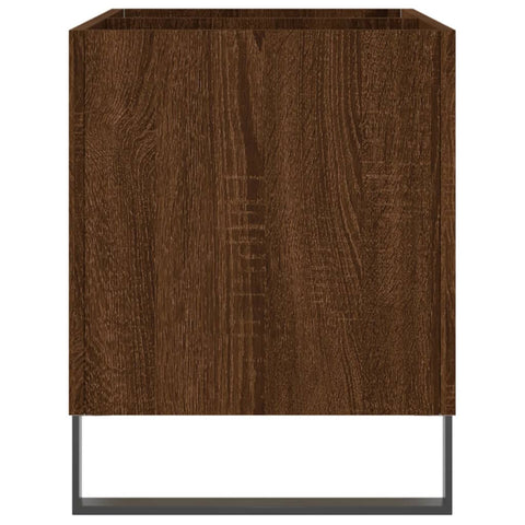 vidaXL Record Cabinet Brown Oak 74.5x38x48 cm Engineered Wood