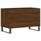 vidaXL Record Cabinet Brown Oak 74.5x38x48 cm Engineered Wood