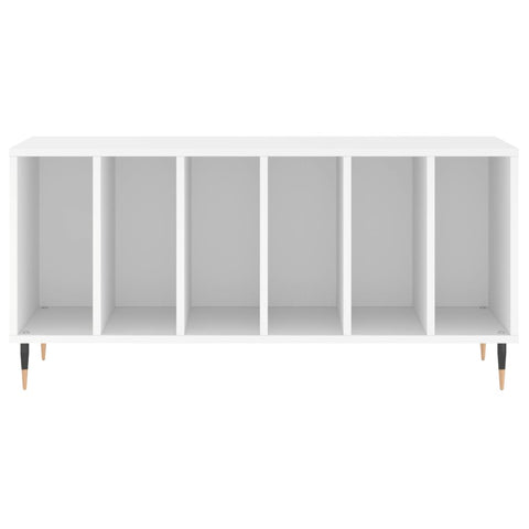vidaXL Record Cabinet White 100x38x48 cm Engineered Wood