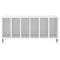 vidaXL Record Cabinet White 100x38x48 cm Engineered Wood