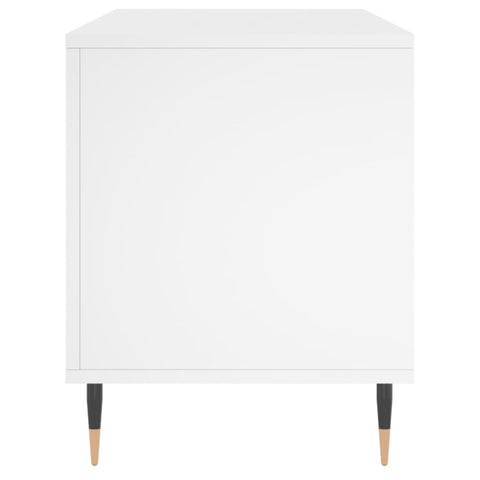 vidaXL Record Cabinet White 100x38x48 cm Engineered Wood