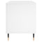 vidaXL Record Cabinet White 100x38x48 cm Engineered Wood