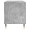 vidaXL Record Cabinet Concrete Grey 100x38x48 cm Engineered Wood