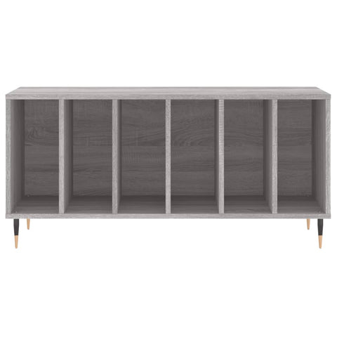 vidaXL Record Cabinet Grey Sonoma 100x38x48 cm Engineered Wood