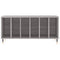 vidaXL Record Cabinet Grey Sonoma 100x38x48 cm Engineered Wood