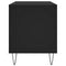 vidaXL Record Cabinet Black 100x38x48 cm Engineered Wood