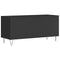 vidaXL Record Cabinet Black 100x38x48 cm Engineered Wood