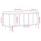 vidaXL Record Cabinet Black 100x38x48 cm Engineered Wood