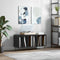 vidaXL Record Cabinet Black 100x38x48 cm Engineered Wood