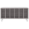 vidaXL Record Cabinet Grey Sonoma 100x38x48 cm Engineered Wood
