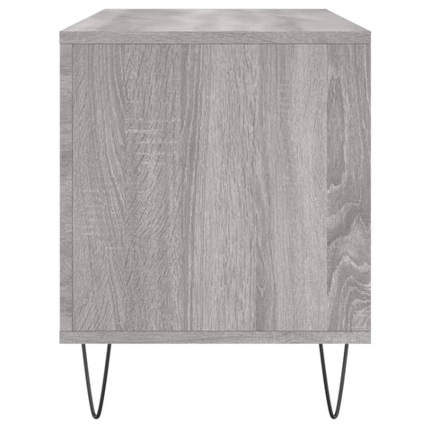 vidaXL Record Cabinet Grey Sonoma 100x38x48 cm Engineered Wood