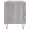 vidaXL Record Cabinet Grey Sonoma 100x38x48 cm Engineered Wood