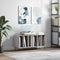 vidaXL Record Cabinet Grey Sonoma 100x38x48 cm Engineered Wood