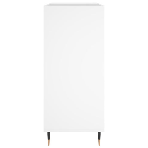 vidaXL Record Cabinet White 84.5x38x89 cm Engineered Wood