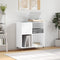 vidaXL Record Cabinet White 84.5x38x89 cm Engineered Wood