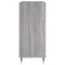 vidaXL Record Cabinet Grey Sonoma 84.5x38x89 cm Engineered Wood