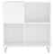 vidaXL Record Cabinet White 84.5x38x89 cm Engineered Wood