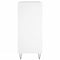 vidaXL Record Cabinet White 84.5x38x89 cm Engineered Wood