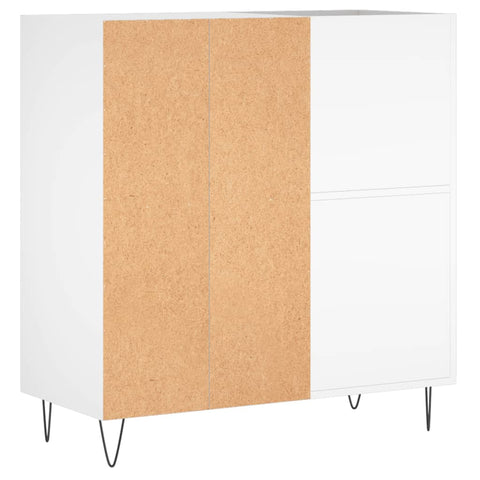 vidaXL Record Cabinet White 84.5x38x89 cm Engineered Wood