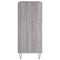 vidaXL Record Cabinet Grey Sonoma 84.5x38x89 cm Engineered Wood