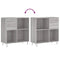 vidaXL Record Cabinet Grey Sonoma 84.5x38x89 cm Engineered Wood