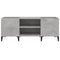 vidaXL Record Cabinet Concrete Grey 121x38x48 cm Engineered Wood