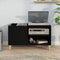 vidaXL Record Cabinet Black 84.5x38x48 cm Engineered Wood