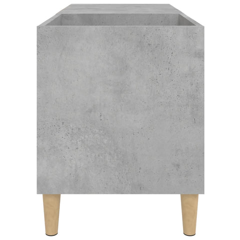 vidaXL Record Cabinet Concrete Grey 84.5x38x48 cm Engineered Wood