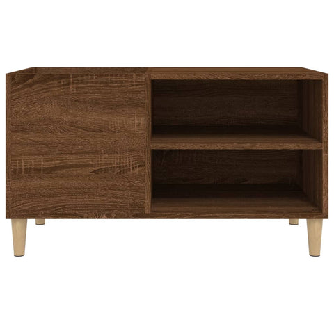 vidaXL Record Cabinet Brown Oak 84.5x38x48 cm Engineered Wood