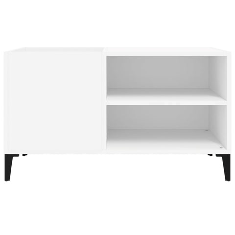 vidaXL Record Cabinet White 84.5x38x48 cm Engineered Wood