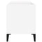 vidaXL Record Cabinet White 84.5x38x48 cm Engineered Wood