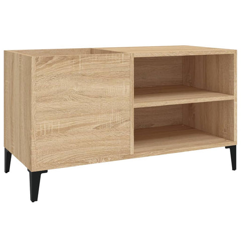 vidaXL Record Cabinet Sonoma Oak 84.5x38x48 cm Engineered Wood