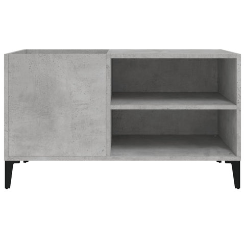 vidaXL Record Cabinet Concrete Grey 84.5x38x48 cm Engineered Wood