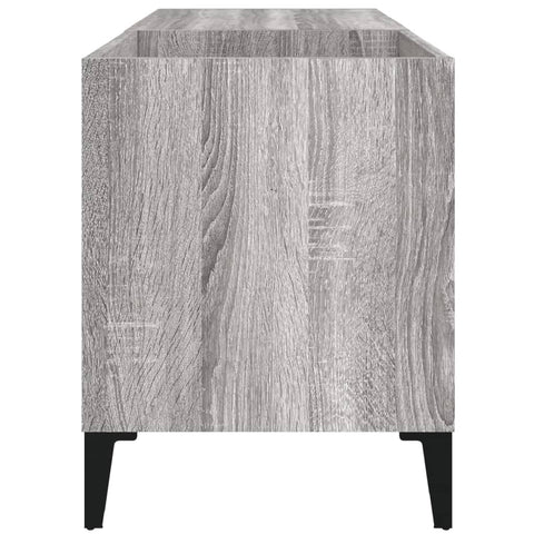 vidaXL Record Cabinet Grey Sonoma 84.5x38x48 cm Engineered Wood