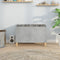 vidaXL Record Cabinet Concrete Grey 74.5x38x48 cm Engineered Wood