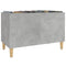 vidaXL Record Cabinet Concrete Grey 74.5x38x48 cm Engineered Wood