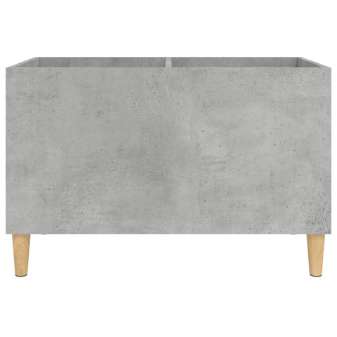 vidaXL Record Cabinet Concrete Grey 74.5x38x48 cm Engineered Wood