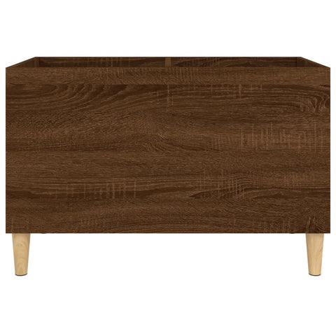 vidaXL Record Cabinet Brown Oak 74.5x38x48 cm Engineered Wood