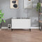 vidaXL Record Cabinet White 74.5x38x48 cm Engineered Wood
