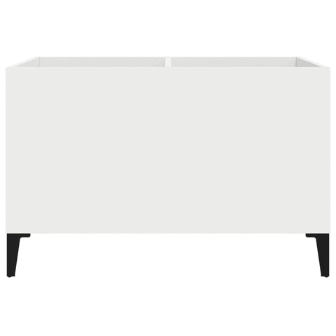 vidaXL Record Cabinet White 74.5x38x48 cm Engineered Wood