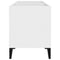vidaXL Record Cabinet White 74.5x38x48 cm Engineered Wood