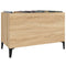 vidaXL Record Cabinet Sonoma Oak 74.5x38x48 cm Engineered Wood