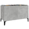 vidaXL Record Cabinet Concrete Grey 74.5x38x48 cm Engineered Wood